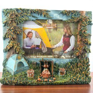 3D Camping Picture Frame Fits 4x6 Rivers Edge‎